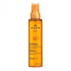 Nuxe Sun huile bronzante visage et corps SPF10 spray 150ml