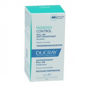 Ducray hidrosis control roll on aisselles 40ml