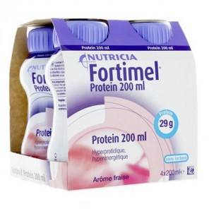 FORTIMEL PROTEIN FRAISE 200X4 S/LAC
