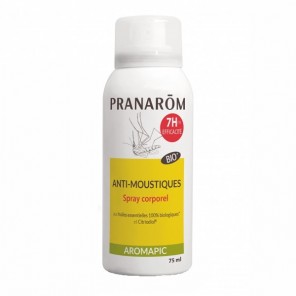 Pranarôm anti-moustiques spray corporel aromapic bio 75ml
