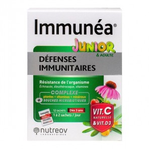 Nutreov immunéa junior & adulte défenses immunitaires 12 sachets