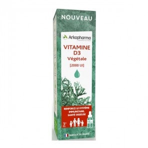 Arkopharma arkofluides vitamine D3 végétale liquide 15ml