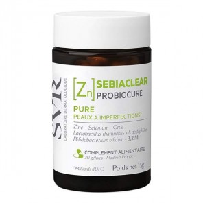 Svr sebiaclear probiocure ZN pure 30 gélules